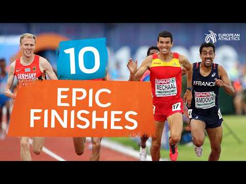 10 EPIC FINISHES 🔥 Countdown of the Most DRAMATIC Race Finishes at European Championships
