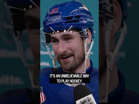 LARKIN: "UNBELIEVABLE way to play hockey" 🇺🇸