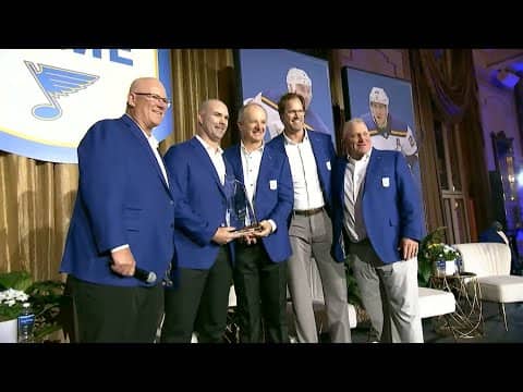 Barret Jackman inducted into Blues Hall of Fame
