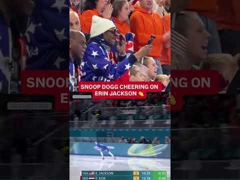 Snoop showing out for Erin Jackson 🥹🇺🇸