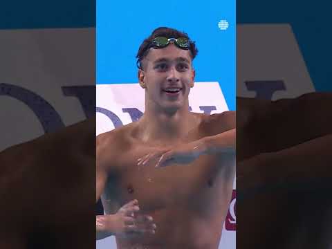 Tunisian Swimmer Ahmed Jaouadi's Win in Men's 800m Freestyle #AhmedJaouadi #swimmer #freestyle #swim