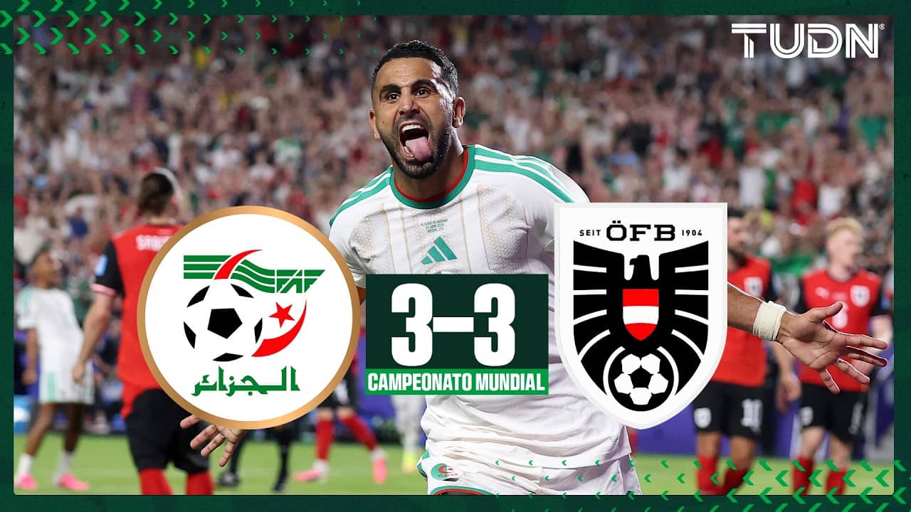 Épico empate entre Argelia y Austria en su último duelo de la fase de grupos | TUDN