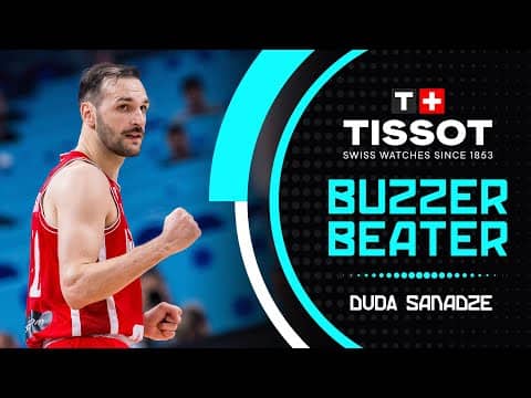 Sanadze Strikes! | 🚨 TISSOT Buzzer Beater | FIN 🇫🇮 v GEO 🇬🇪 | FIBA EuroBasket 2025