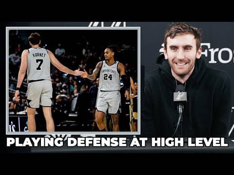 Luke Kornet on Spurs Playing Defense at High Level Recently