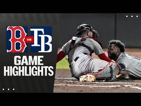 Red Sox vs. Rays Game Highlights (9/21/25) | MLB Highlights