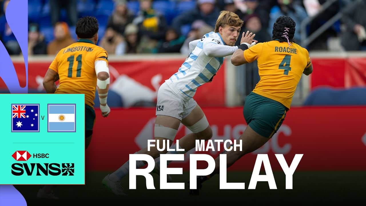 Los Pumas BACK on the podium 🥉 | Australia v Argentina | HSBC SVNS New York 2026 | Full Match Replay