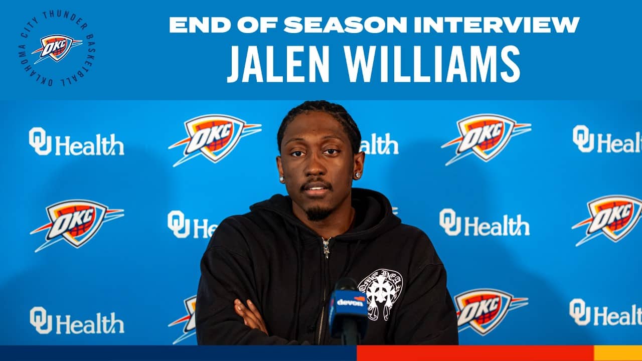 Jalen Williams | 2025-26 End-of-Season Interviews | OKC Thunder