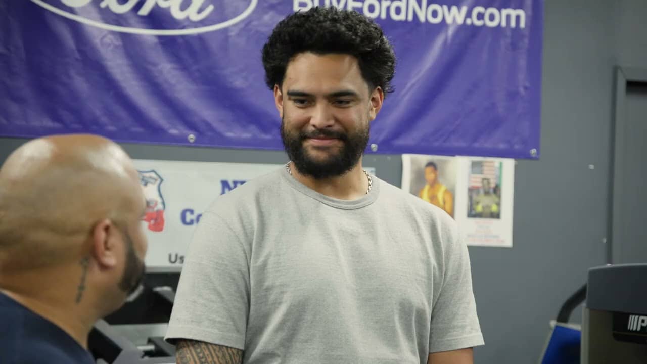 Sean Manaea and Ford Surprise NYC Cops and Kids Boxing Program