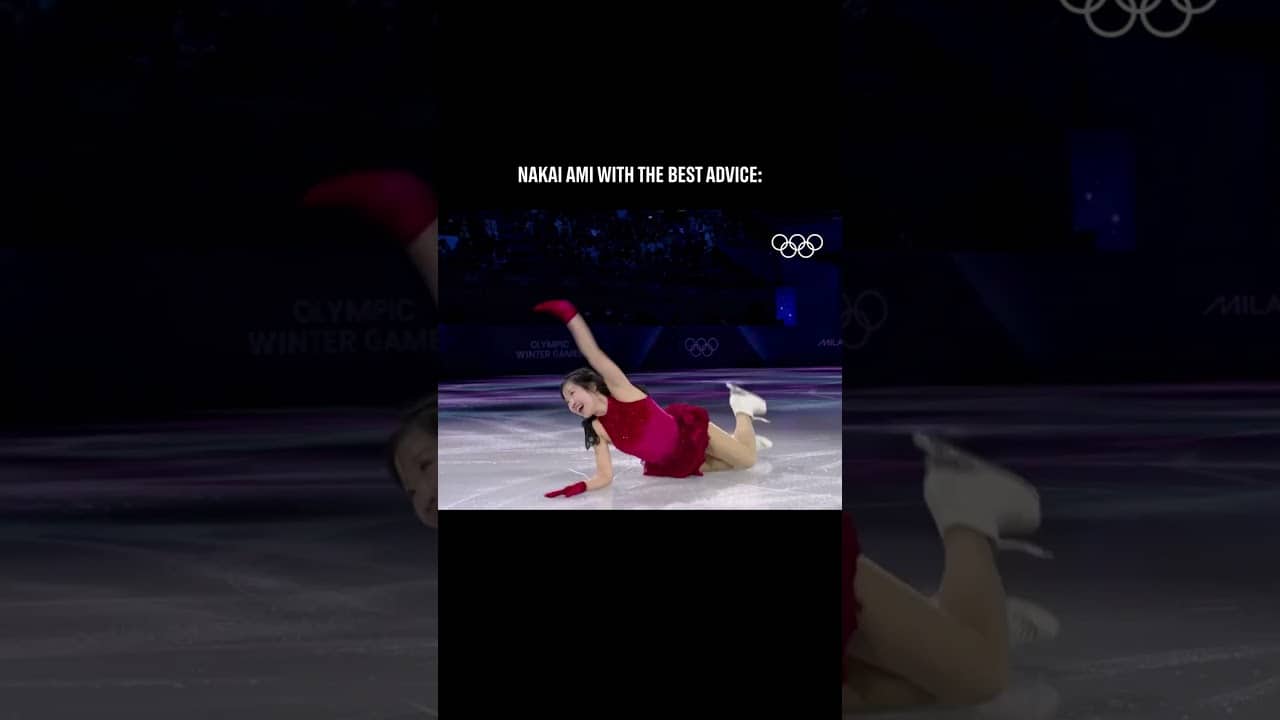 When life gets hard, I think of ✨ Nakai Ami ✨ from her gala program at #MilanoCortina2026, wbu?