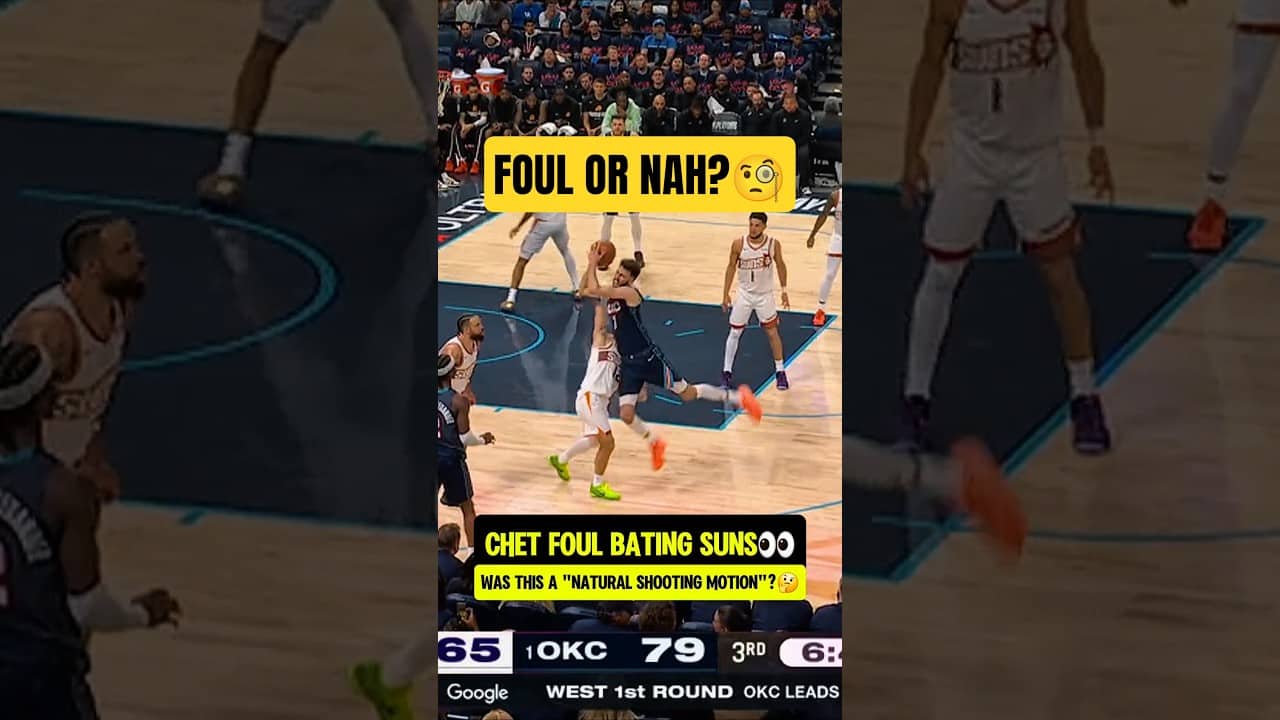 Chet wasn't even looking at the basket💀