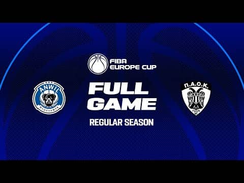 LIVE - Anwil Wloclawek v PAOK BC | FIBA Europe Cup 2025-26 | Regular Season