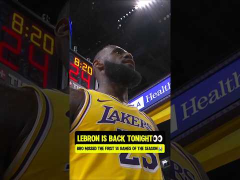 LeBron YEAR 23 DEBUT tonight😭