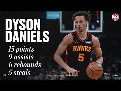 Dyson Daniels all-around performance powers Hawks to Win over Celtics