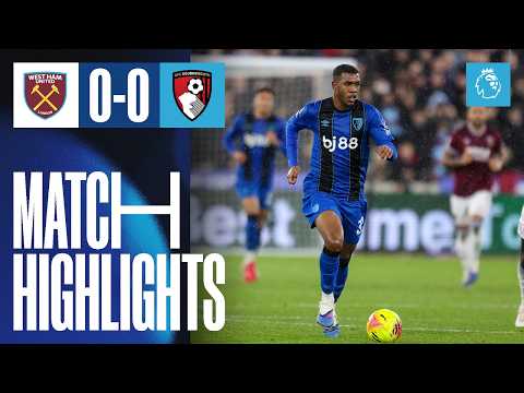 Match Highlights: West Ham 0 - 0 AFC Bournemouth