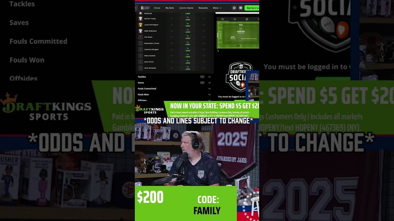 The Family Built A Soccer Parlay! @DraftKings #DKPartner