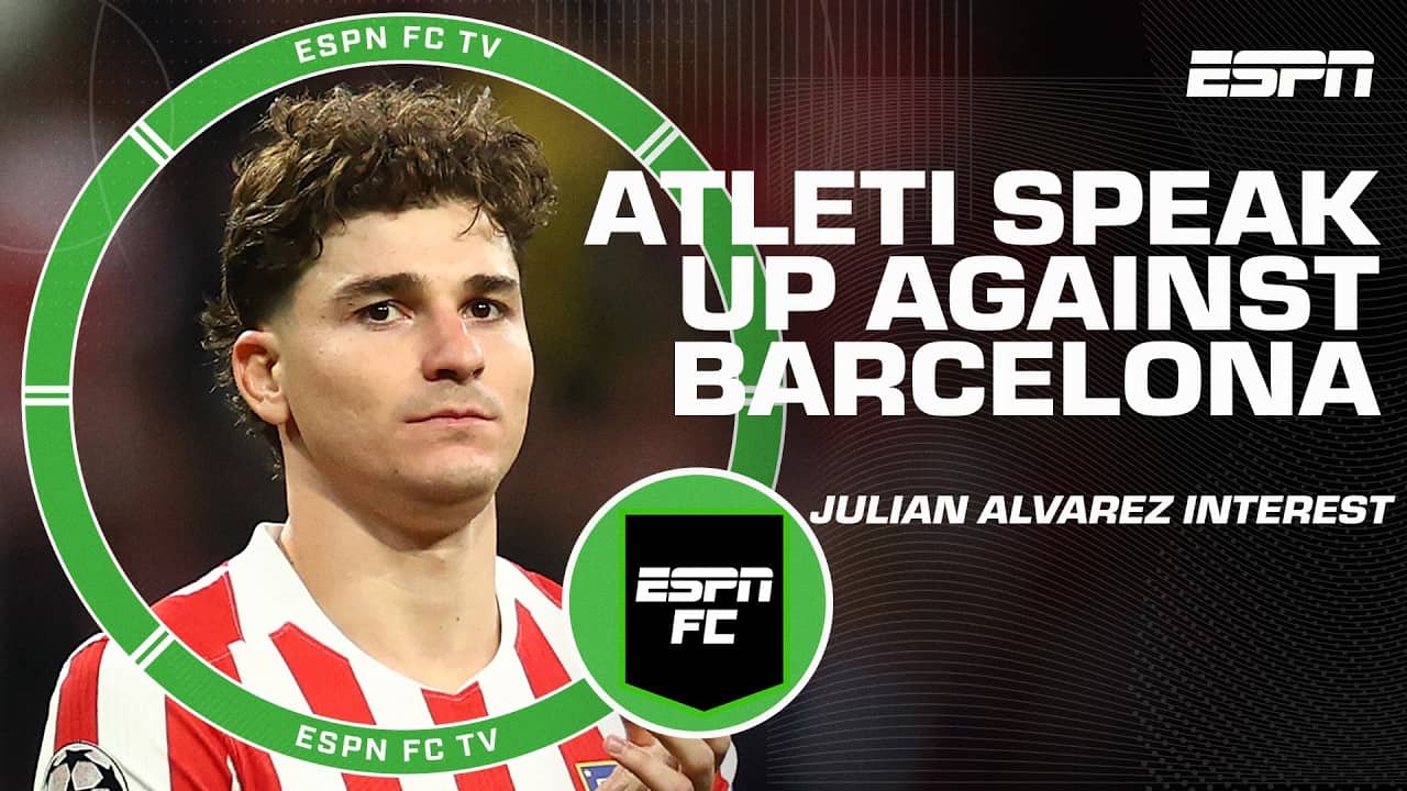 Atletico Madrid responds to Barcelona on social media amid Julian Alvarez interest 👀 | ESPN FC
