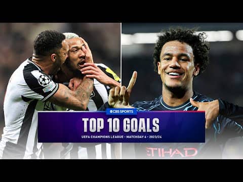 UCL Top 10 Goals of Matchday 6 - 2023/24 | CBS Sports Golazo