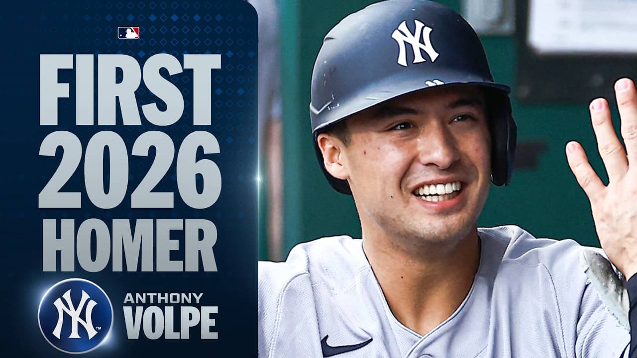 Anthony Volpe's first home run of the 2026 season! | MLB Highlights (Yankees vs. Royals)