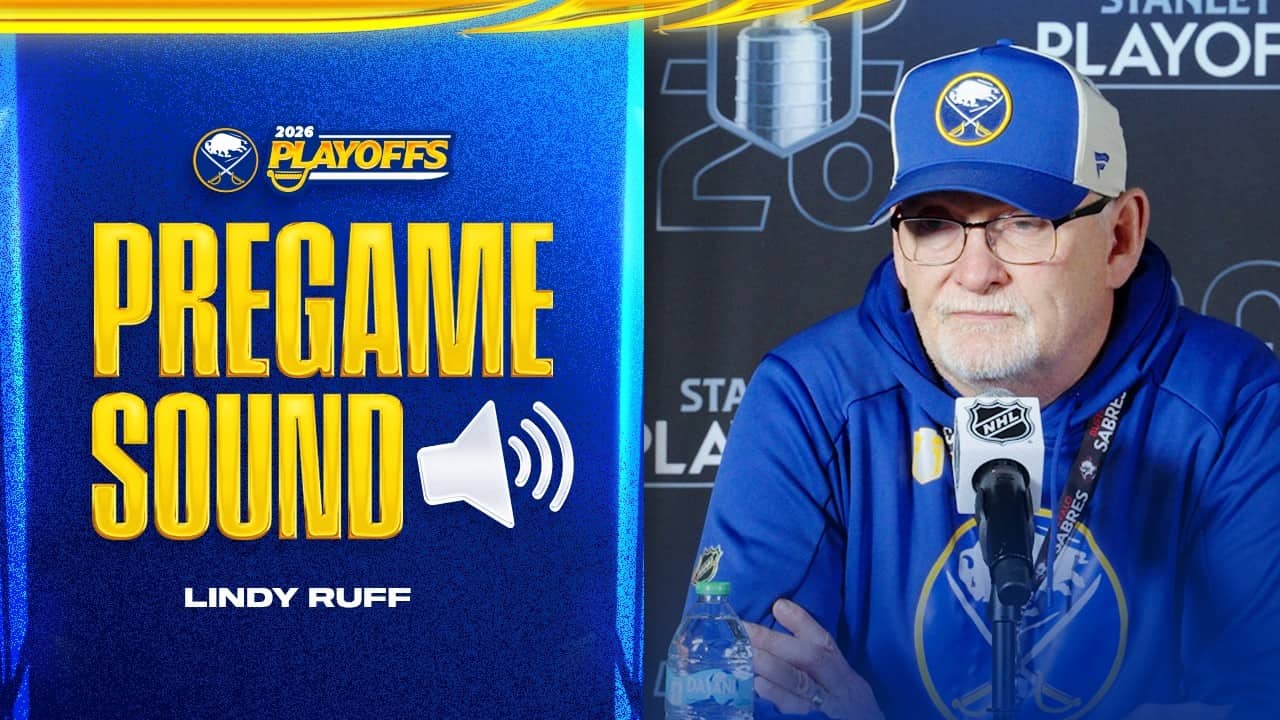 "We're On To Game 2" | Lindy Ruff Ahead Of Game 2 With Boston Bruins | Buffalo Sabres Playoffs