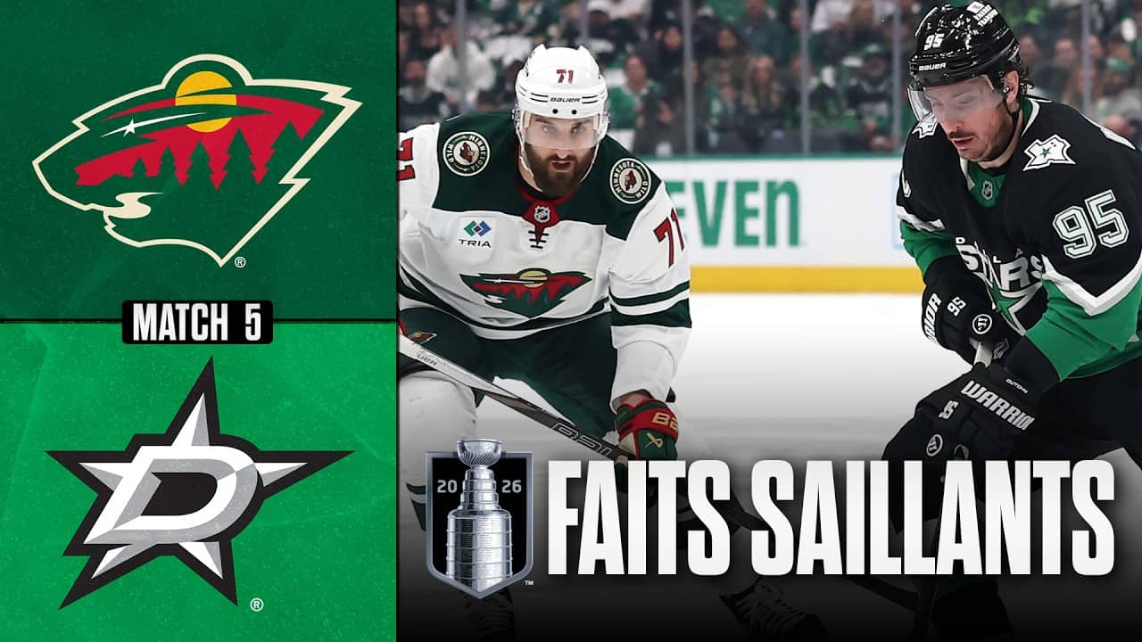 Wild vs Stars, match no 5 | 28/04/26 | Faits saillants