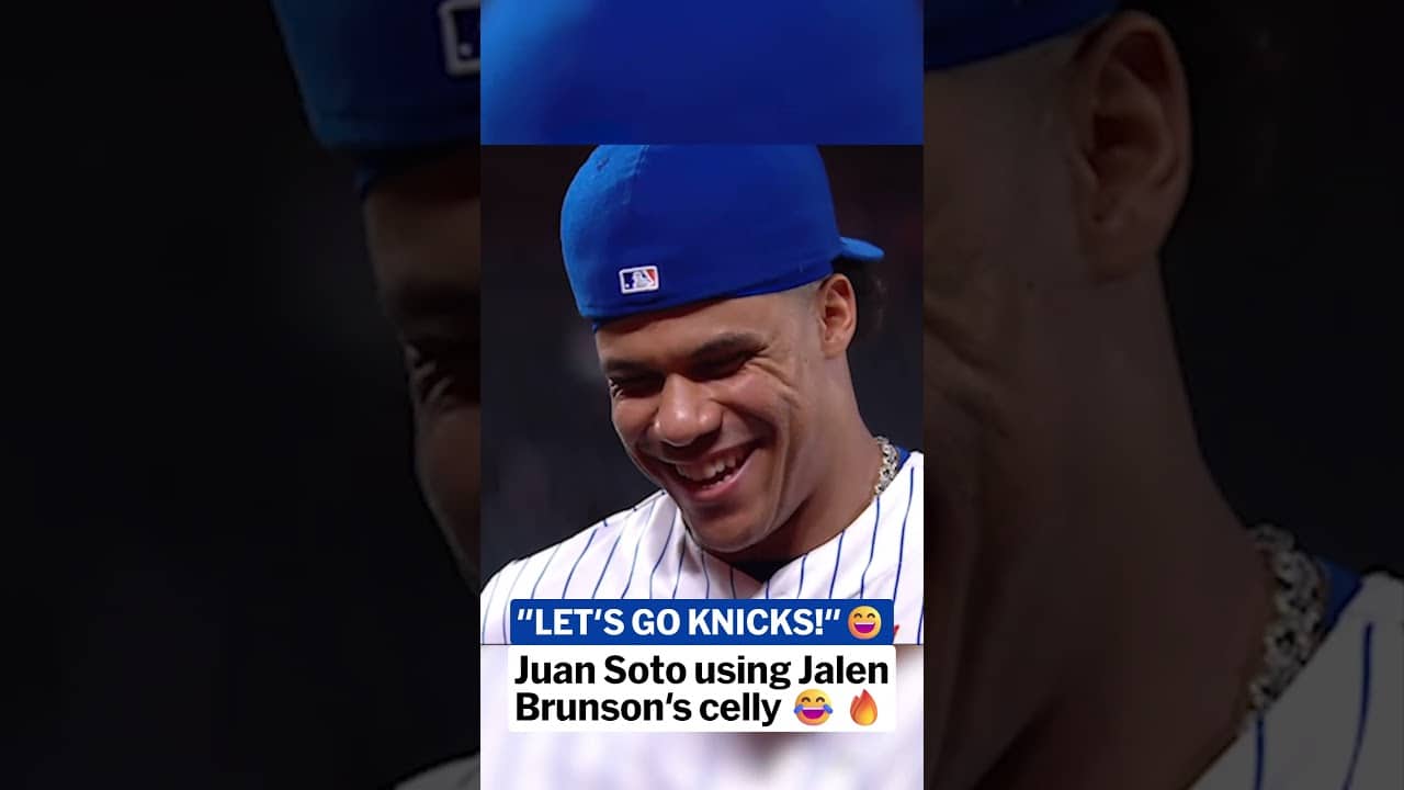 Juan Soto is all in on the Knicks! 🗽🔥