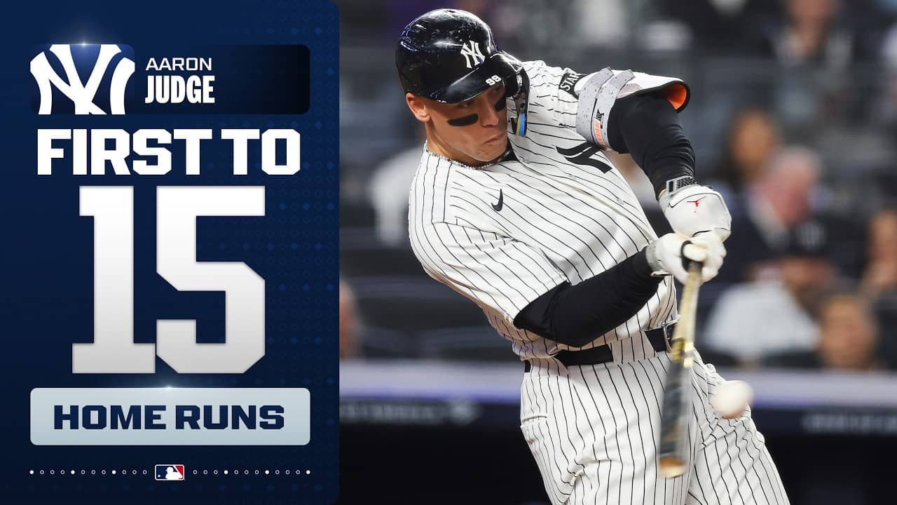 All Rise! Aaron Judge is the first player in MLB to reach 15 home runs in 2026! 😤 | MLB Highlights