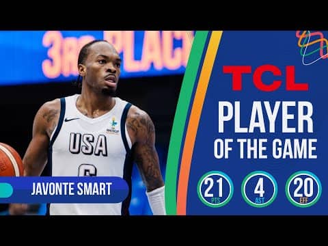 Javonte Smart (21 PTS) | TCL Player Of The Game | CAN 🇨🇦 vs USA 🇺🇸 | FIBA AmeriCup 2025