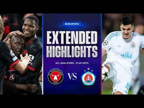 Midtjylland vs Slovan Bratislava: Extended Highlights | UCL Qualifiers Play-offs | CBS Sports Golazo