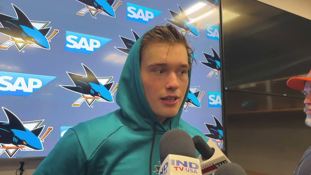 Celebrini on "Best Player in the League" McDavid's 5 Points | Sharks vs. Oilers Post-Game (4.8.26)