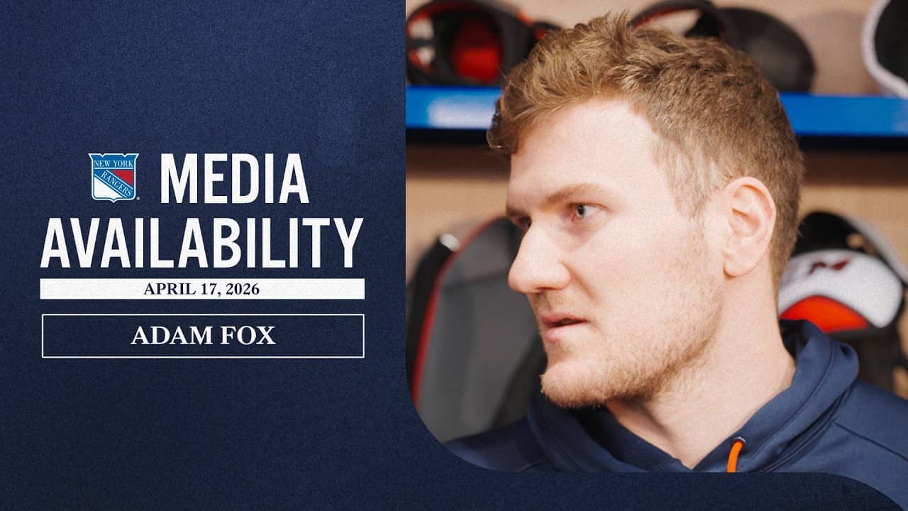 NYR 2026 Exit Day: Adam Fox Media Availability | April 17, 2026
