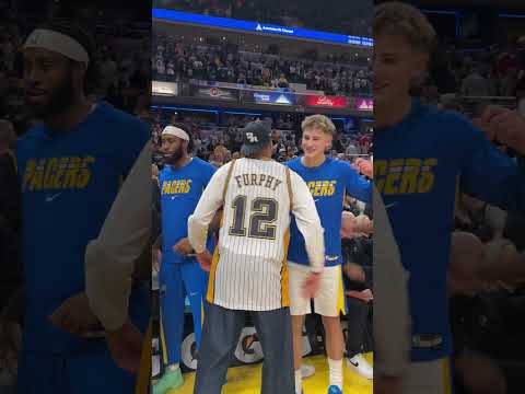 Tyrese Haliburton is Celebrating Johnny Furphy’s Birthday by Wearing his Jersey 🔥