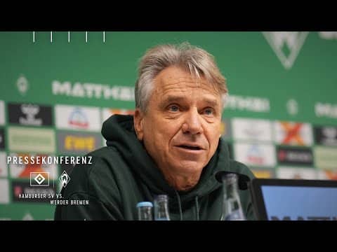 Pressekonferenz mit Horst Steffen vor Hamburg I Hamburger SV vs. SV Werder Bremen