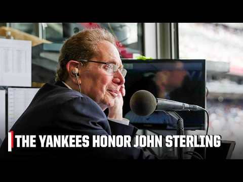 The New York Yankees honor John Sterling | ESPN MLB