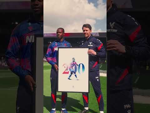 The youngest Palace player to hit 200 #premierleague appearences 🥰