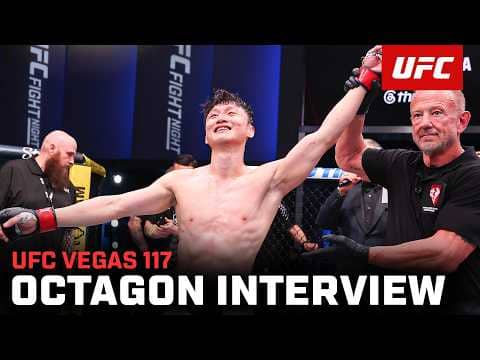 Dooho Choi Octagon Interview | UFC Vegas 117
