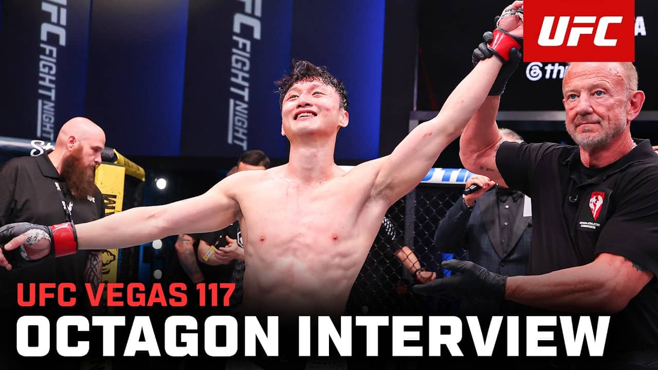 Dooho Choi Octagon Interview | UFC Vegas 117