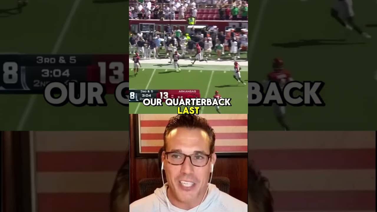 Brady Quinn wouldn't take any QB in the country over CJ Carr. #football #notredame #cjcarr