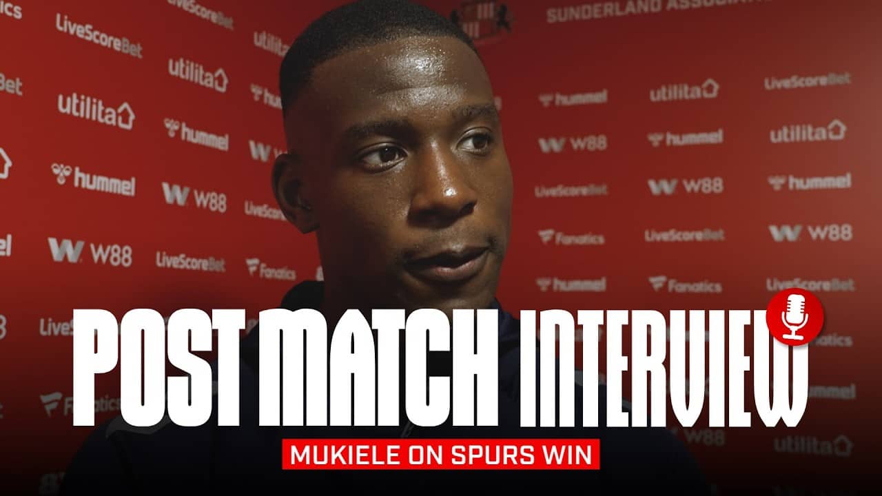 "I believe in this team" | Mukiele On Spurs Home Win | Post Match Interview