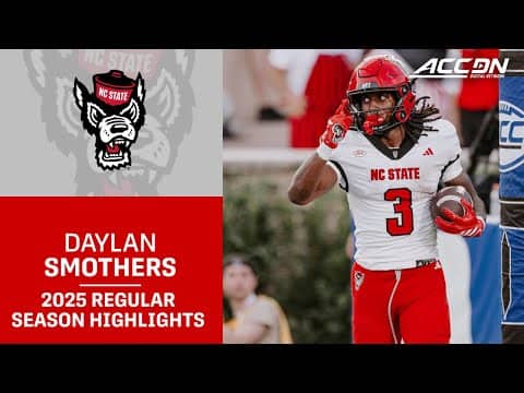 Hollywood Smothers 2025 Regular Season Highlights | NC State Running Back