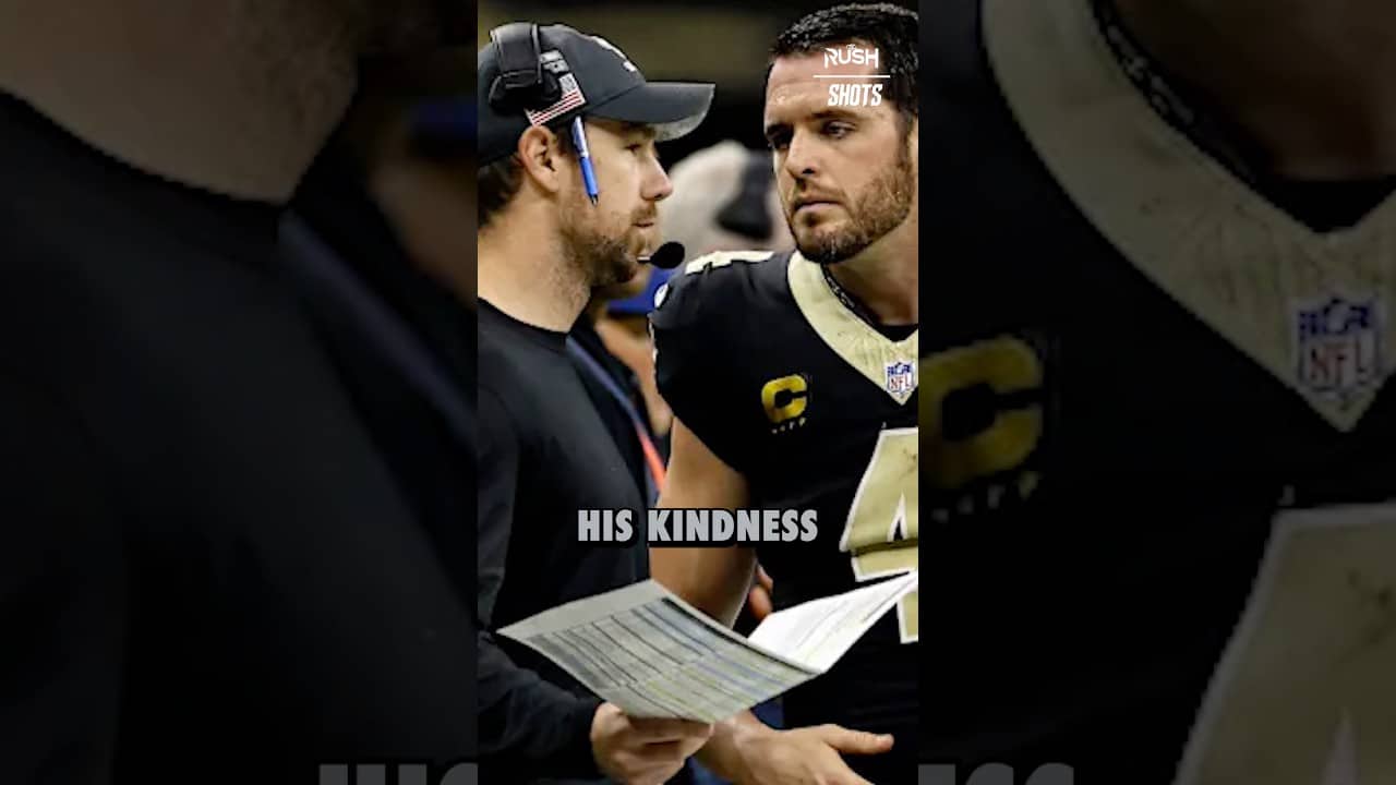 Derek Carr on Klint Kubiak! 🙌