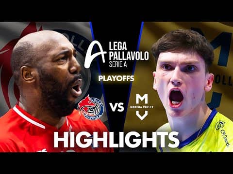 Modena vs Piacenza | Highlights | Italian Volleyball League Playoffs 2026 | Game 3