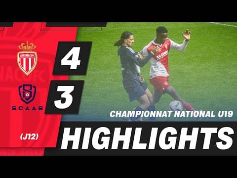 Résumé AS Monaco - SC AUBAGNE AIR BEL - 12ème journée Championnat National U19