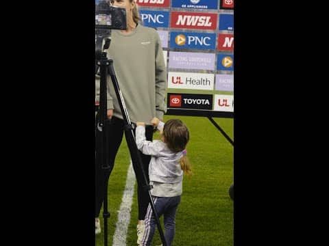 Bev and her kids postgame