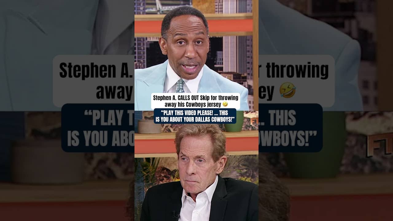 Stephen A. calls out Skip's support of the Cowboys 🤣
