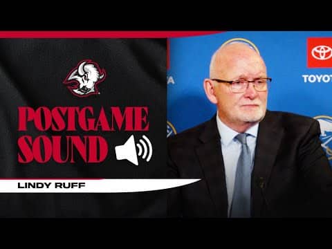 Alex Lyon "A Great Competitor" | Lindy Ruff After Buffalo Sabres Win Over LA Kings