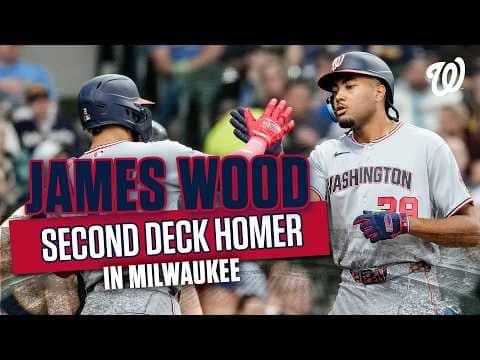 James Wood Homers Into the SECOND DECK for His 5th Of The Season | Full At-Bat
