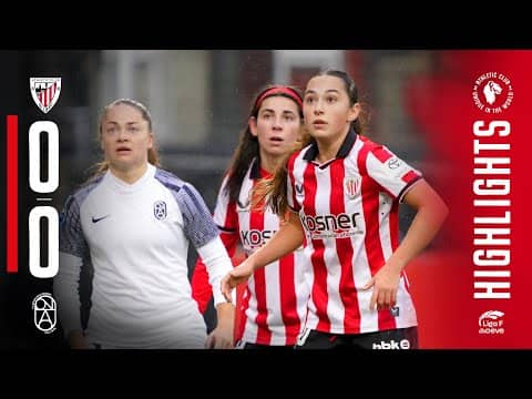 RESUMEN I Athletic Club 0-0 FC Badalona Women | Liga F 2025-26 MD15