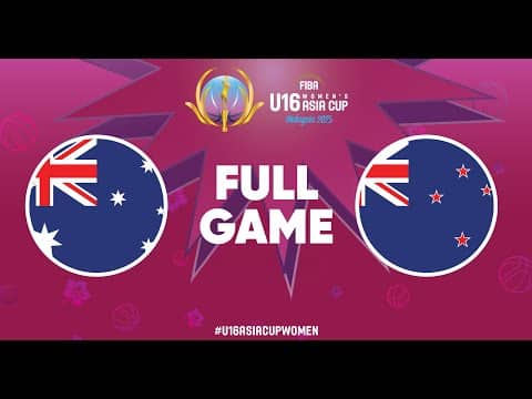 LIVE - Australia v New Zealand | FIBA U16 Women's Asia Cup 2025 - Division A | FINAL