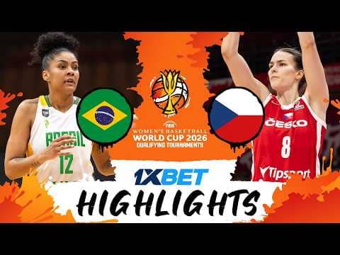 Brazil 🇧🇷 v Czechia 🇨🇿 | Highlights | #FIBAWWC 2026 Qualifying Tournament