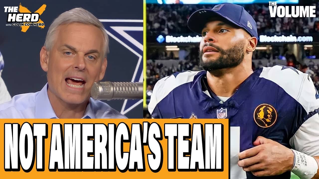 Colin Cowherd says Dallas Cowboys are NOT America’s team anymore + Top NEW QBs | THE HERD NFL